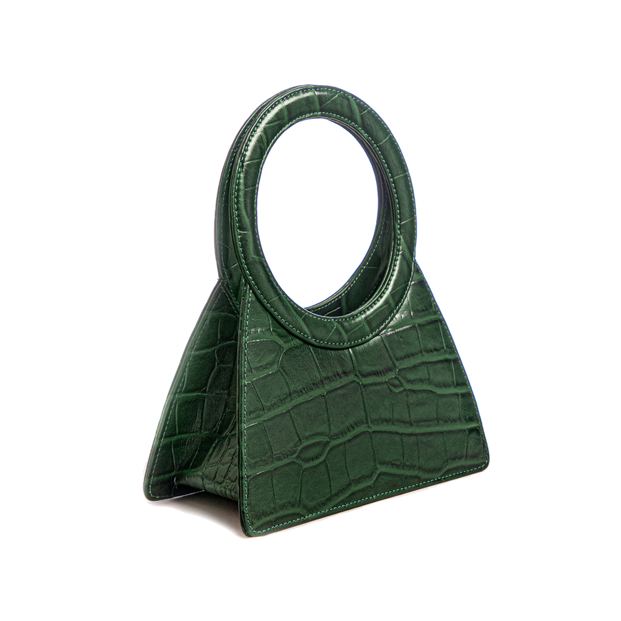 Aseela - Emerald - Circular Top Handle