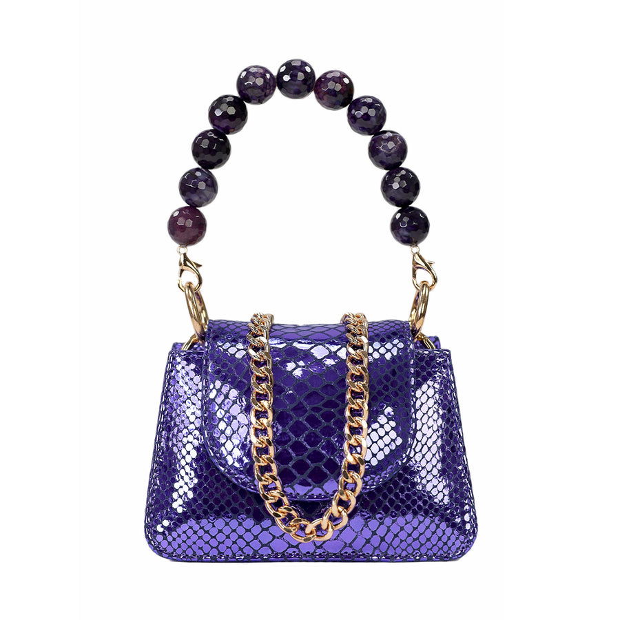 Horra - Metallic Purple - Mini Bag