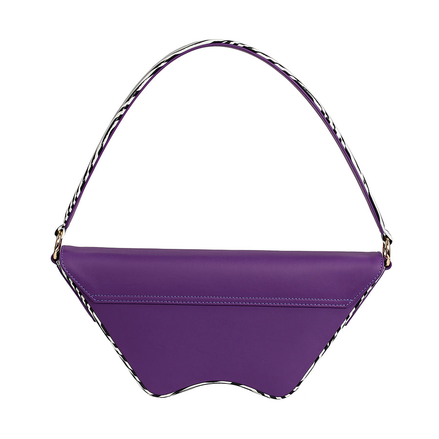 Nadira - Purple x Zebra - Shoulder Bag