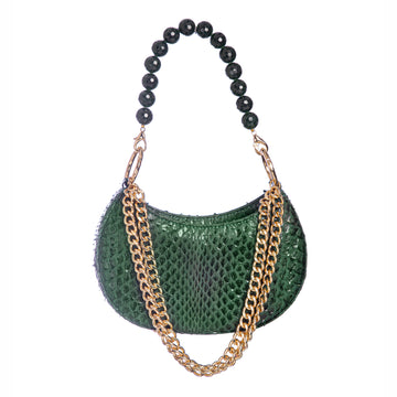 Basita - Dark Green - Hand Bag