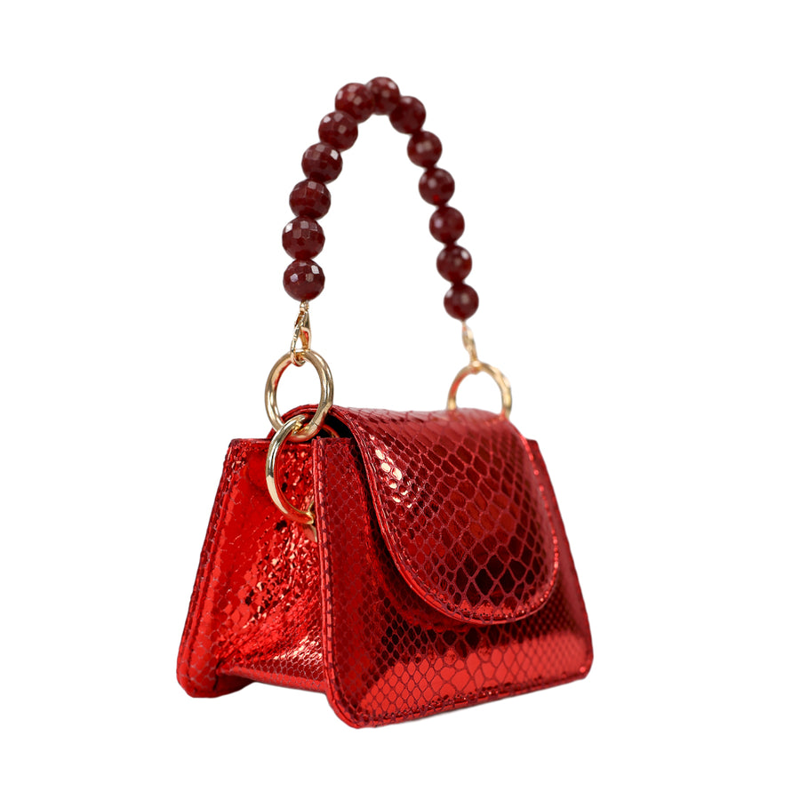 Horra - Metallic Red - Mini Bag