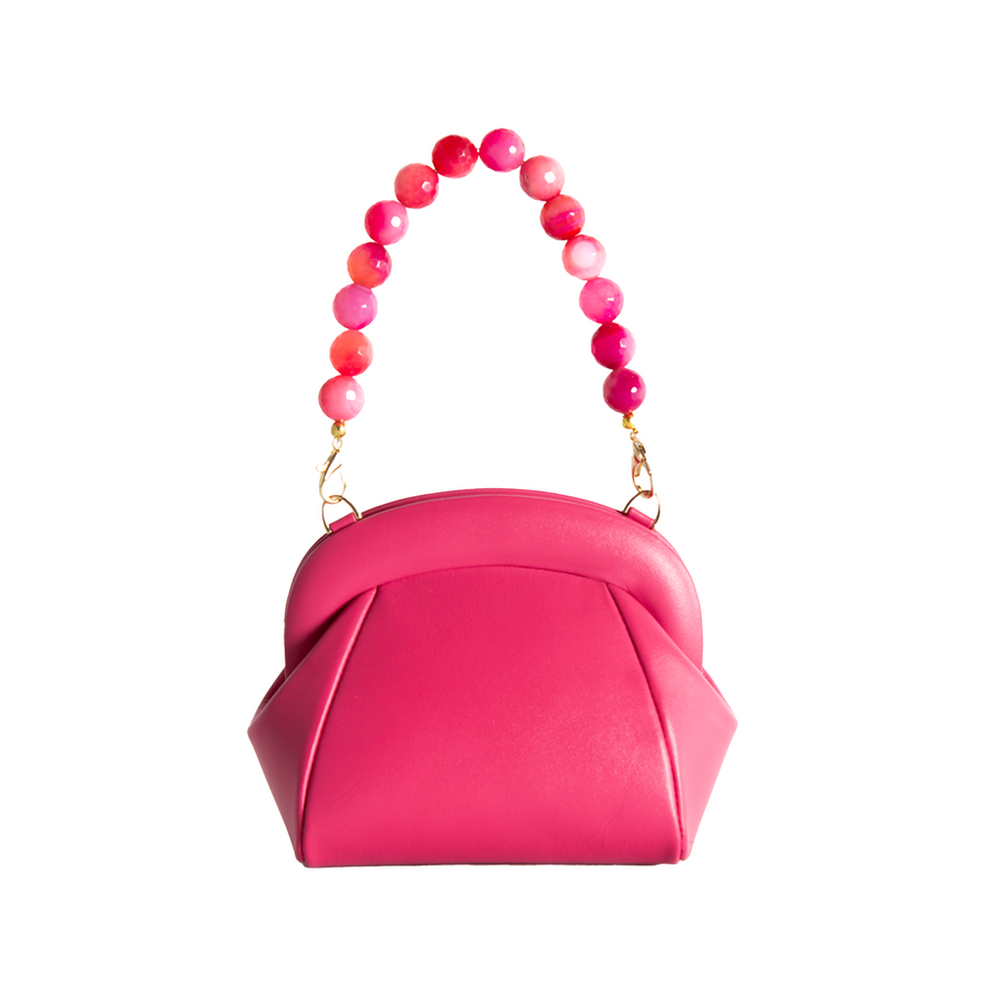 Hamsa Fuchsia Mini Bag Luxury Designer Mini Bag by ALIEL