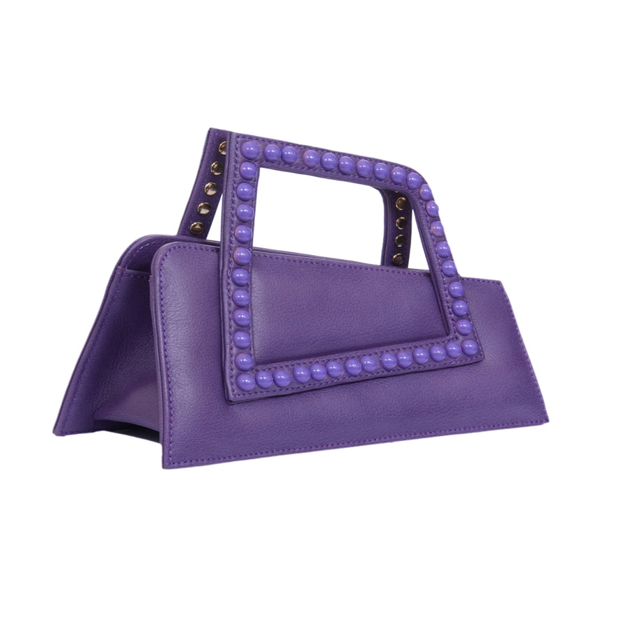 Jalila - Purple - Top Handle Bag
