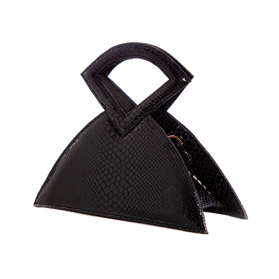 Farha - Black - Triangular Top Handle