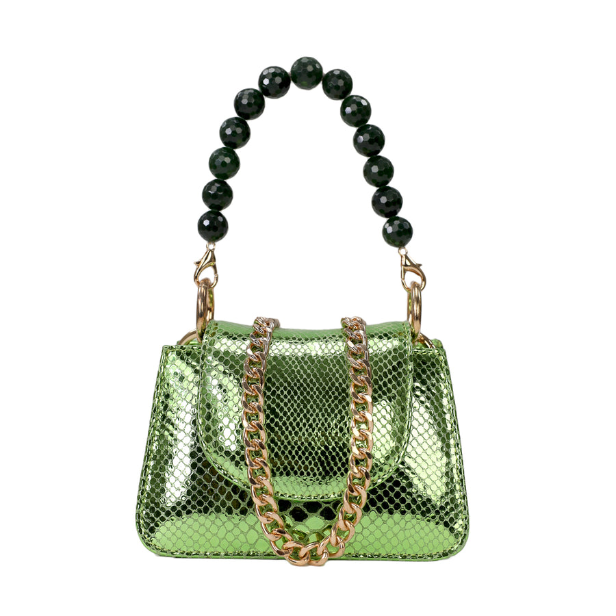 Horra - Metallic Green - Mini Bag