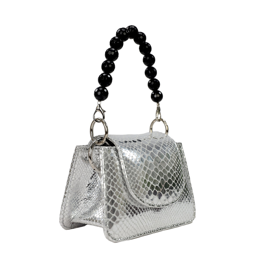 Horra - Metallic Silver - Mini Bag
