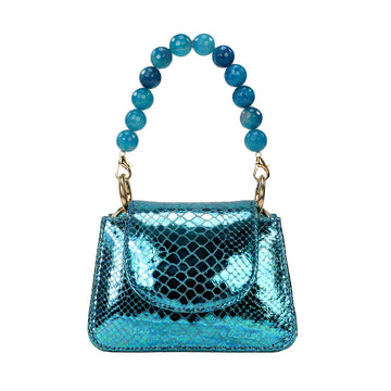 Horra - Metallic Turquoise - Mini Bag