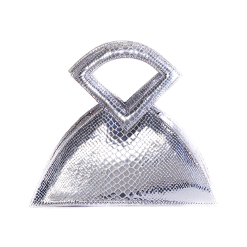 Farha - Silver - Triangular Top Handle