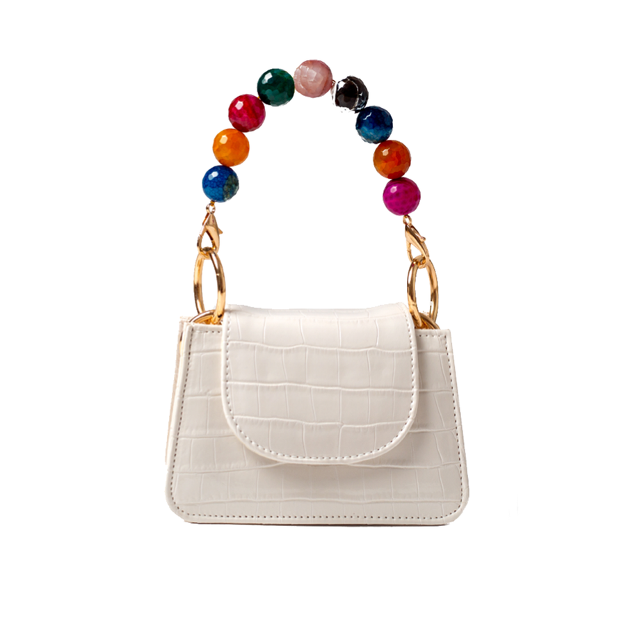 Horra - White x Multicolor - Mini bag