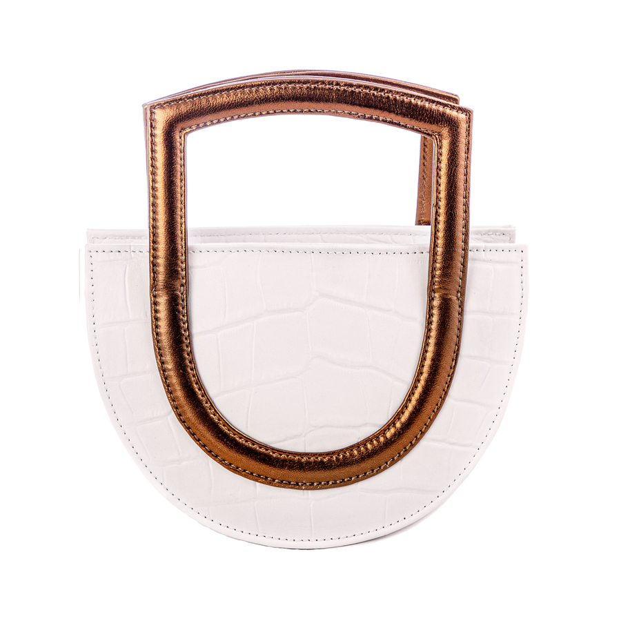 Sukoon - White - Top Handle bag