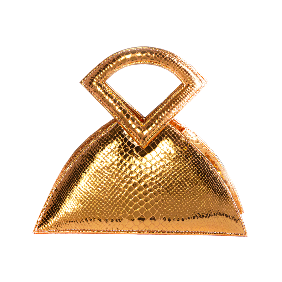 Farha - Yellow Gold - Triangular Top Handle